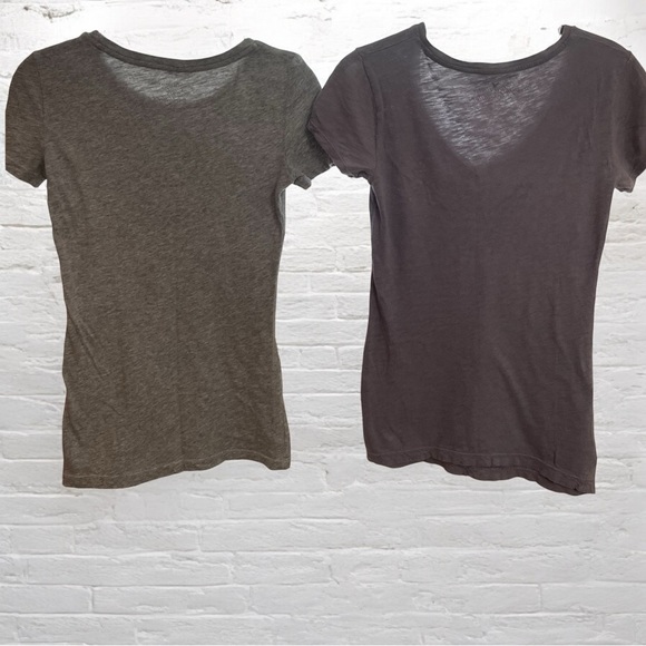 American Eagle Outfitters Vintage Gray and Brown Graphic Tees. Set of 2 - Picture 4 of 13